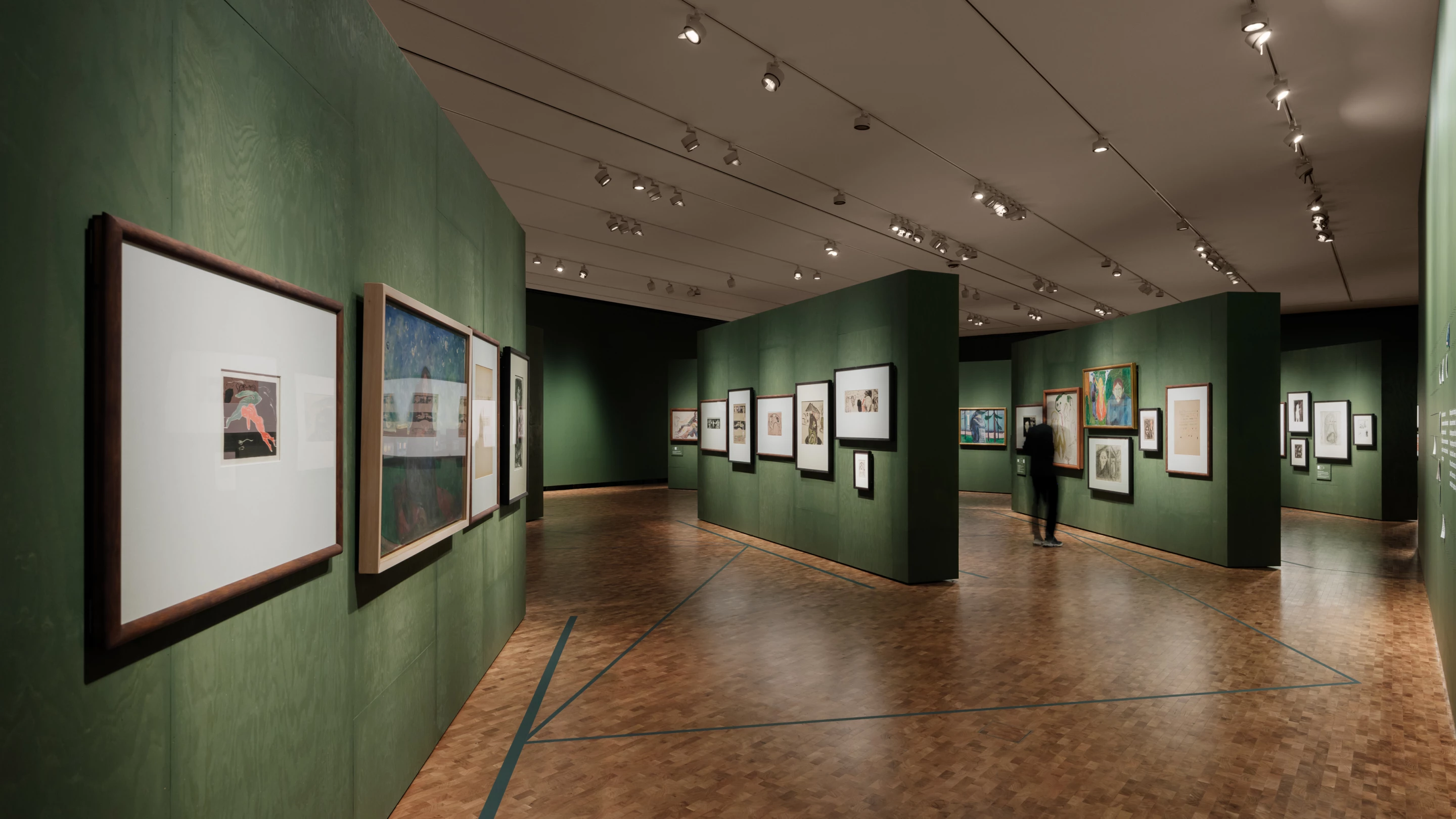 The Munch museum includes many of the artist's paintings, as well as drawings, letters, and even furniture from his home