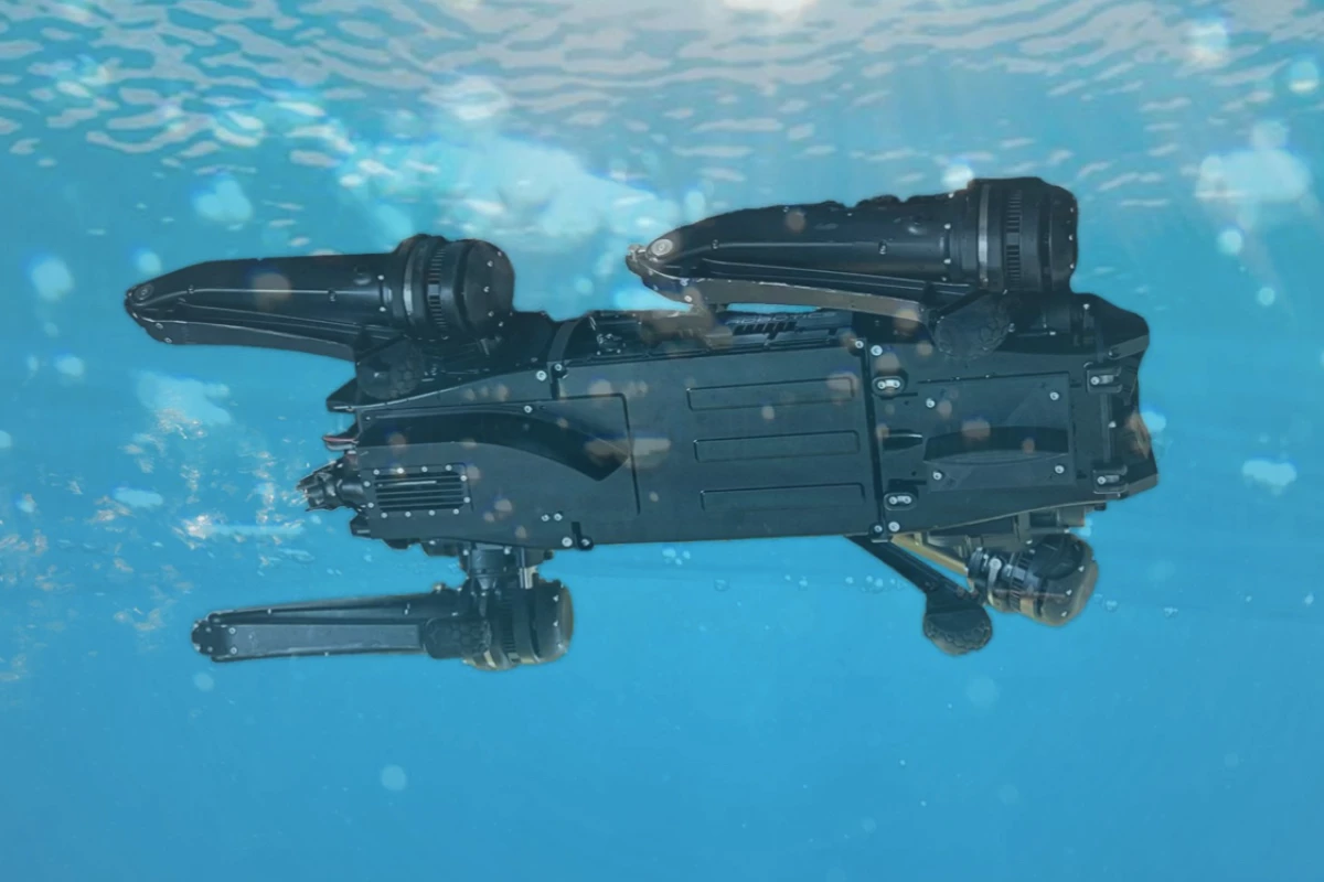 The Vision 60 robot takes to the water,