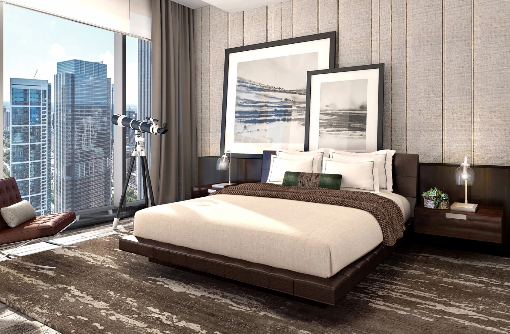The Vista Tower offers a variety of 1-4 bedroom apartments