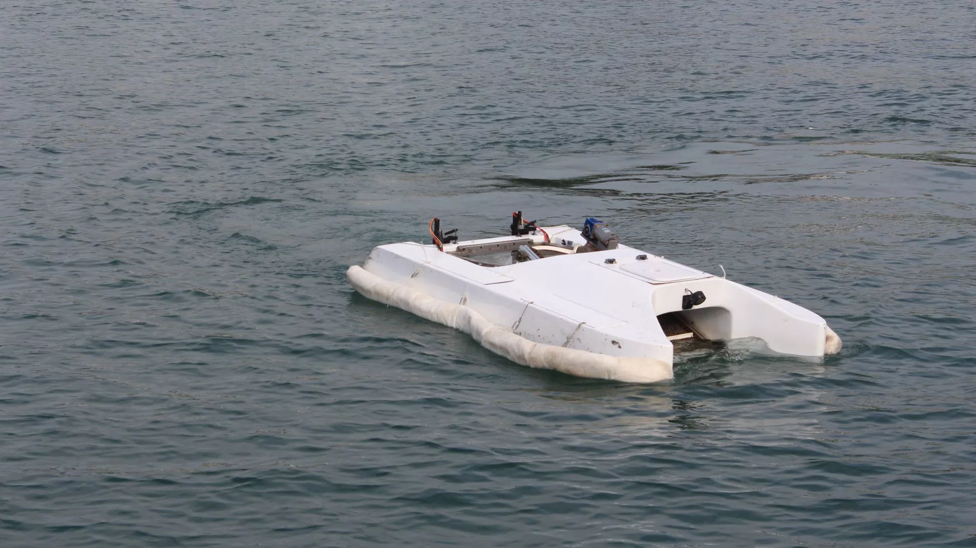 The latest Clearbot undergoing trials for the Rotary Club of Hong Kong earlier this year