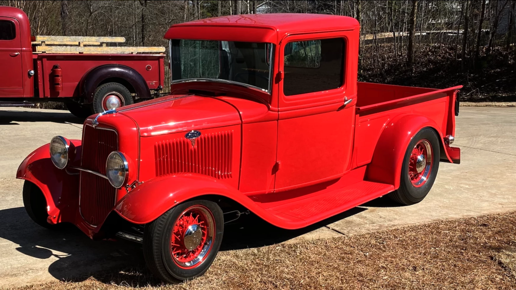This 1934 Ford Custom Pickup sold for $40,700 at Mecum's 2022 Kissimmee sale on 16 January 2022