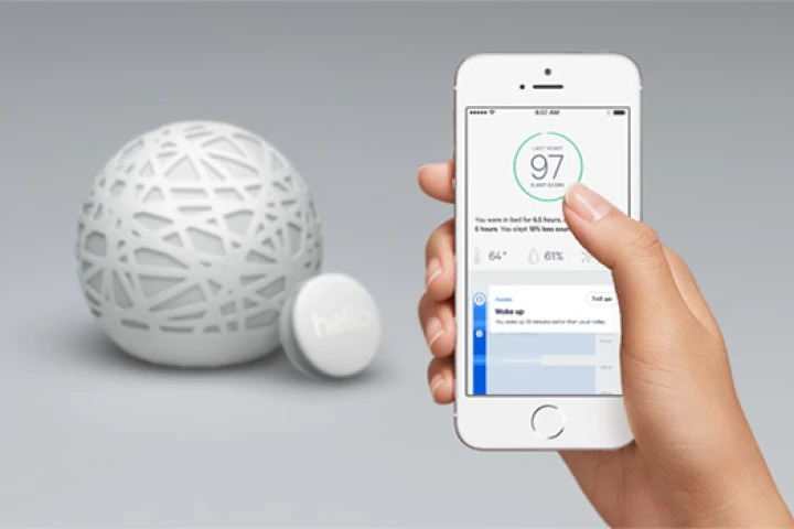 The Sleep Score offers a rating out of 100 based on the quality of the night's rest, determined by the information gathered by the sensors