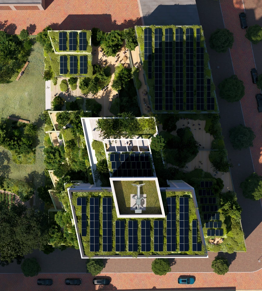 Nachteiland will harness more electricity than it requires using its roof-based and facade-based solar panels