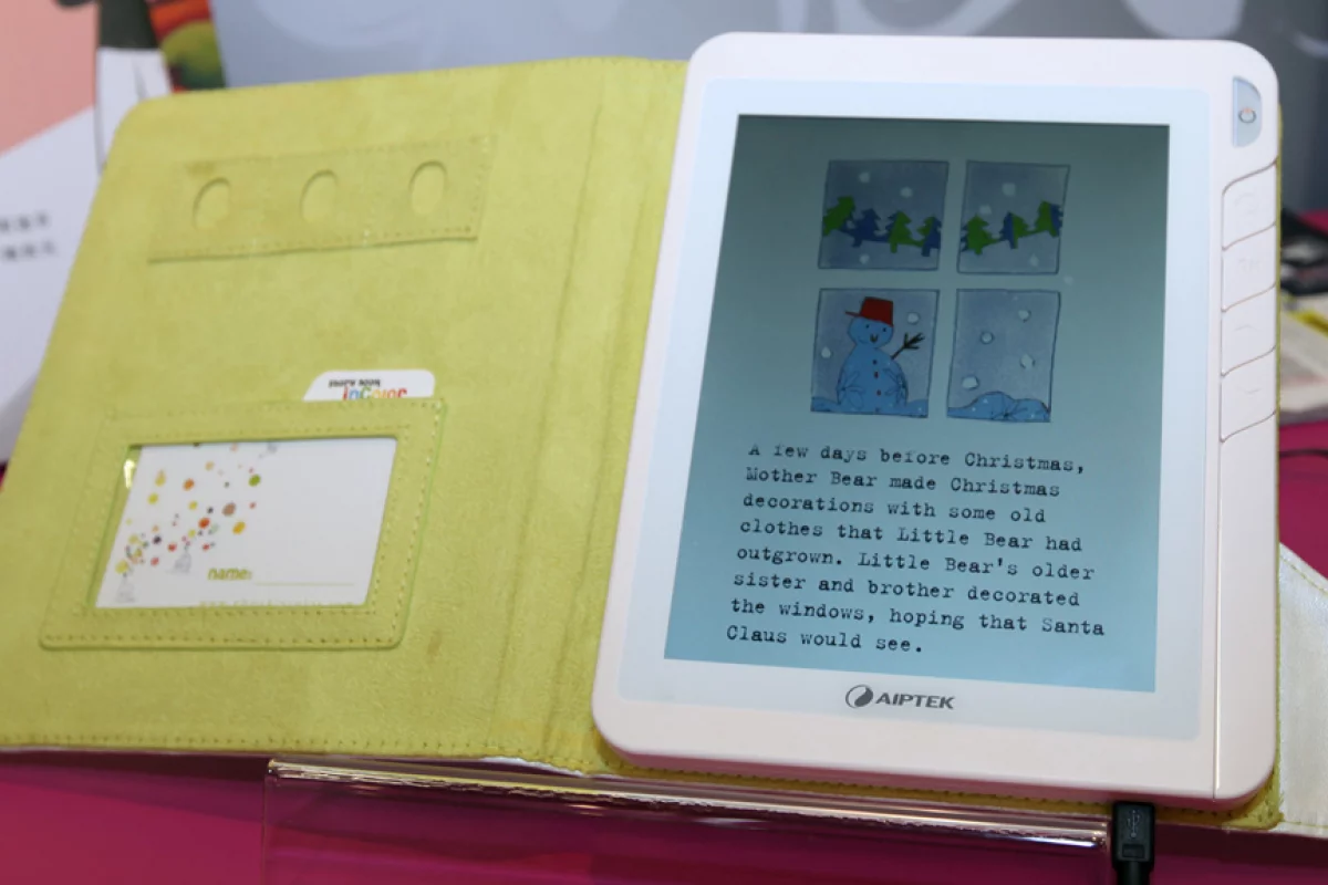 Aiptek's Story Book inColor is the first color ebook designed for children