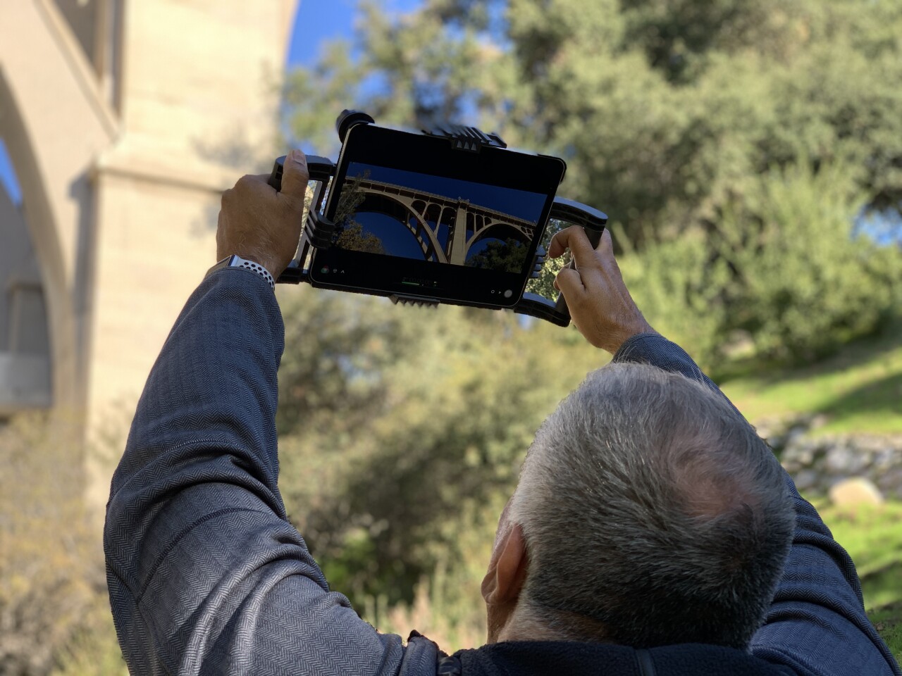The iOgrapher Pro in use