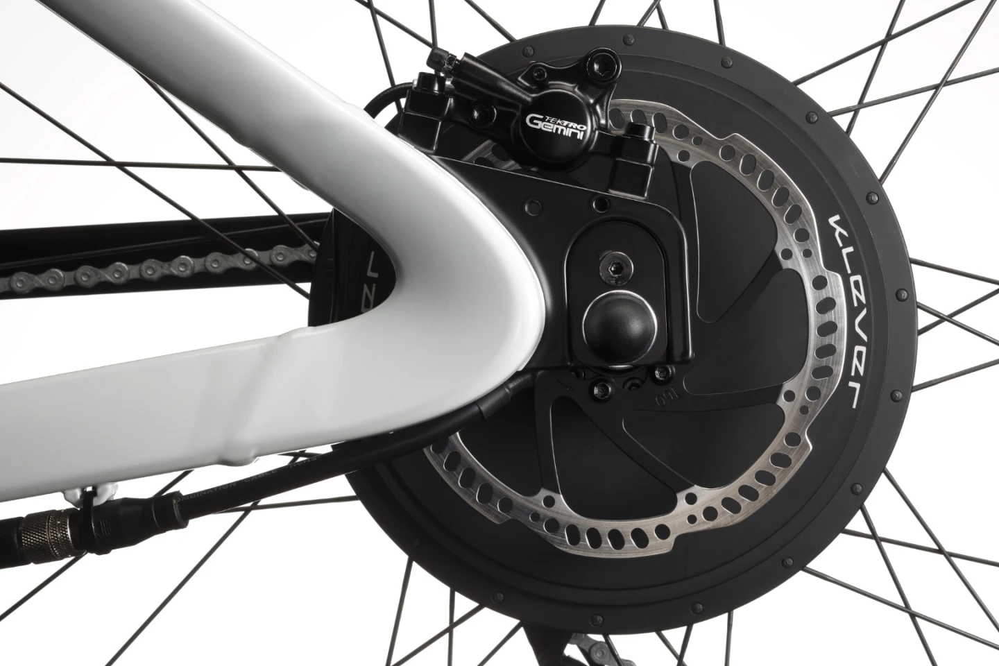 Power comes from the Biactron rear hub drive
