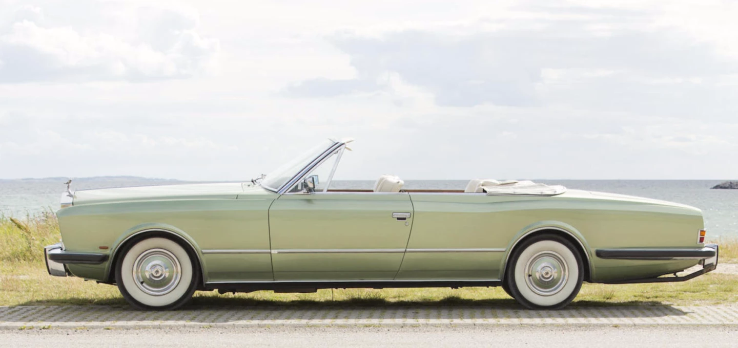 The unique Pietro Frua 1973 ROLLS-ROYCE PHANTOM VI CABRIOLET sold for DKK 3,680,000