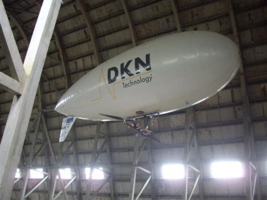 Stephane Rousson's Zeppy - pedal-powered airship.