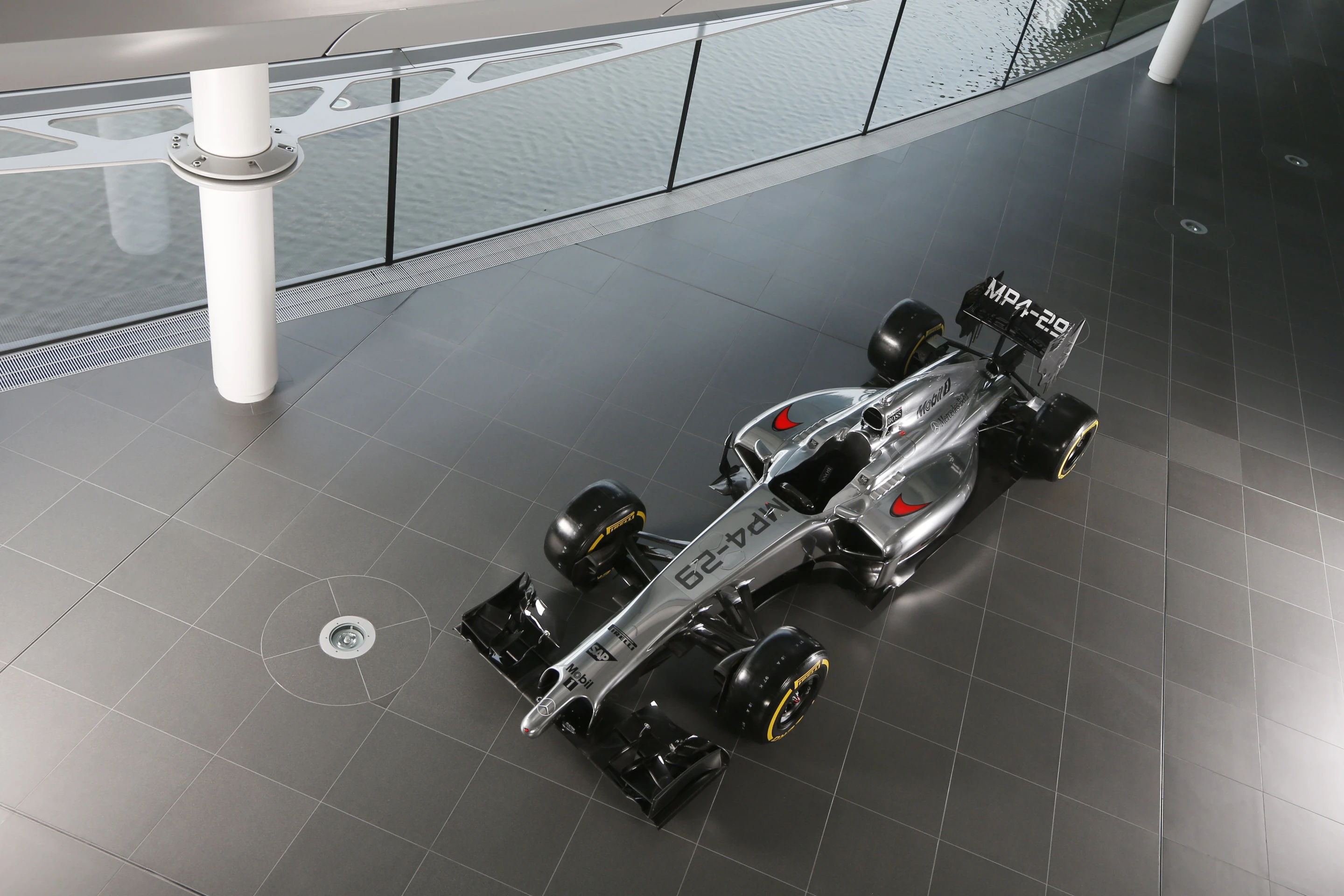 Chassis nose-height on the MP4-29 is lowered even further to increase driver safety
