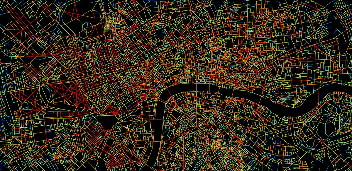 UCL researchers have found that the more connected a street, the higher the level of activity in the brain