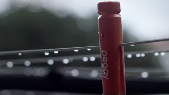 Peggy is aimed at time-poor parents who don't need their washing to get caught in rain