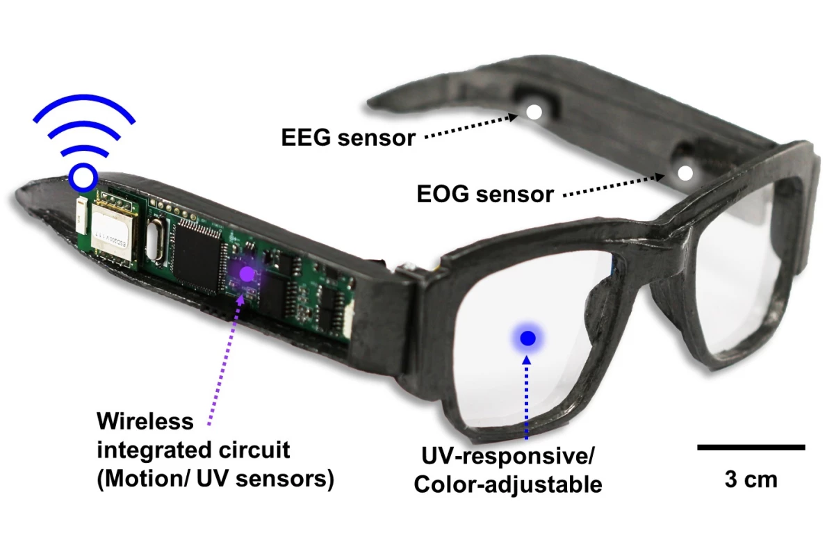The prototype electronic glasses – there's currently no word on whether they may someday reach production