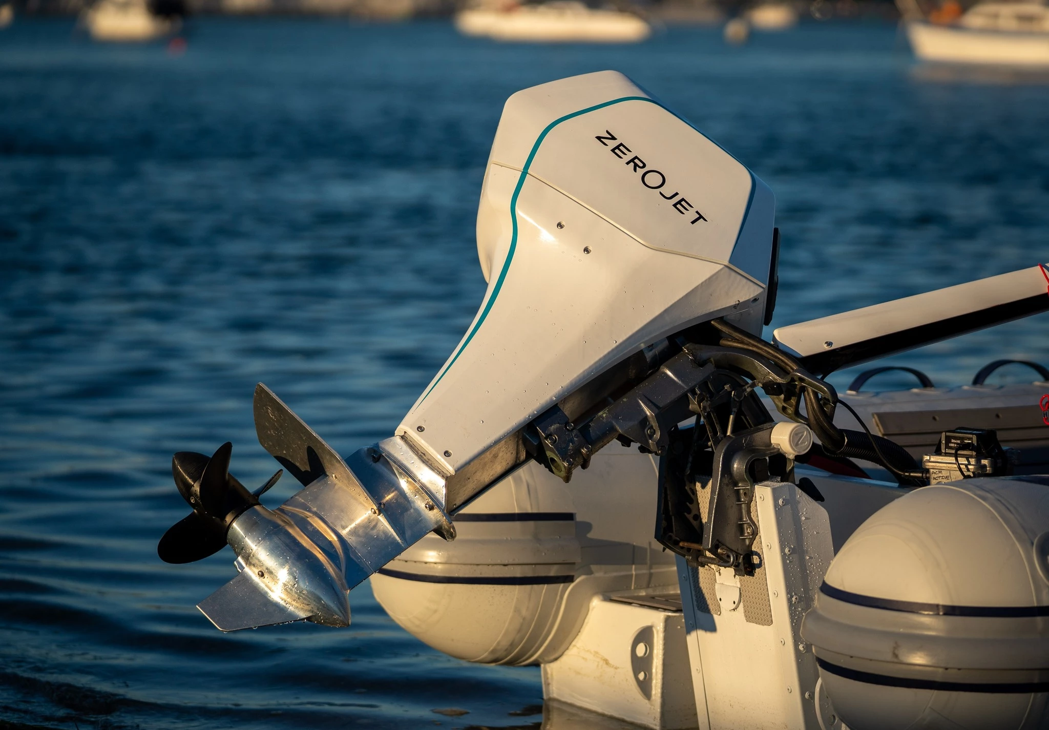 ZeroJet's first outboard motor