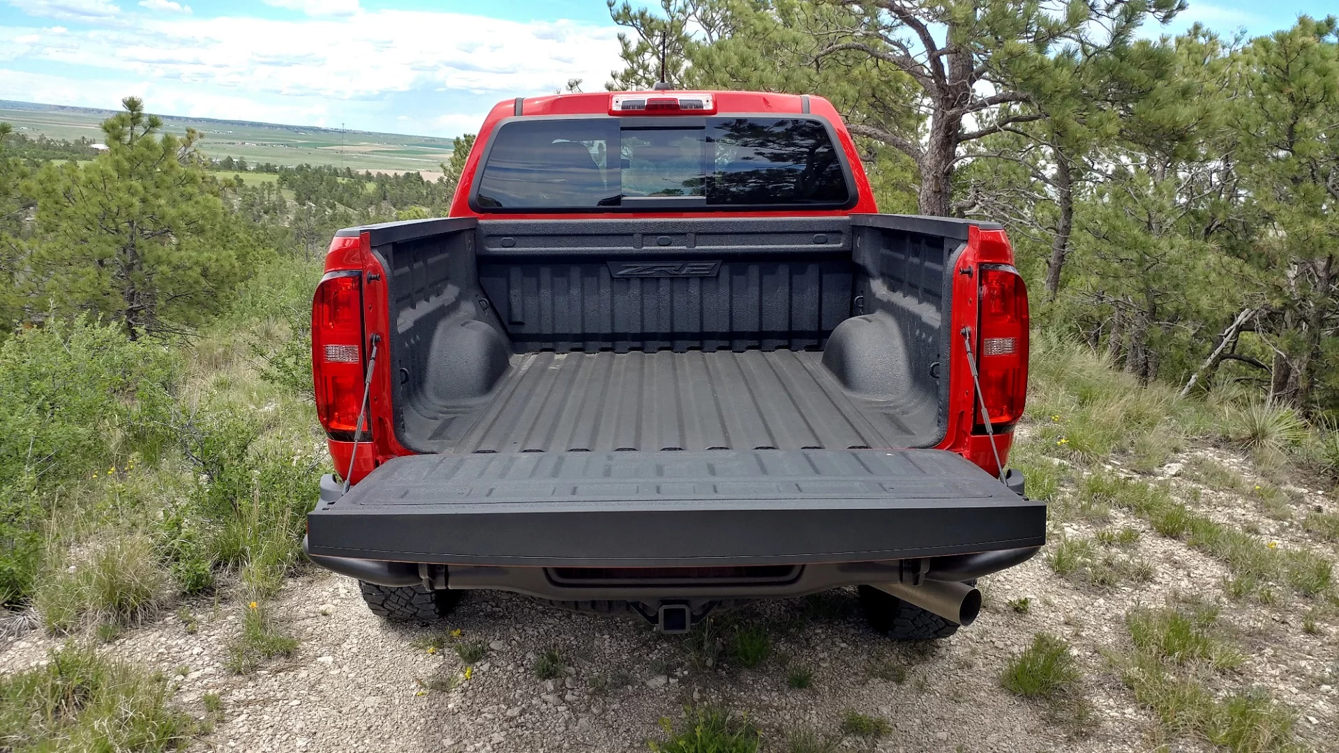 Even with all of that off-road gear, the ZR2 Bison is still a pickup truck with capabilities as such