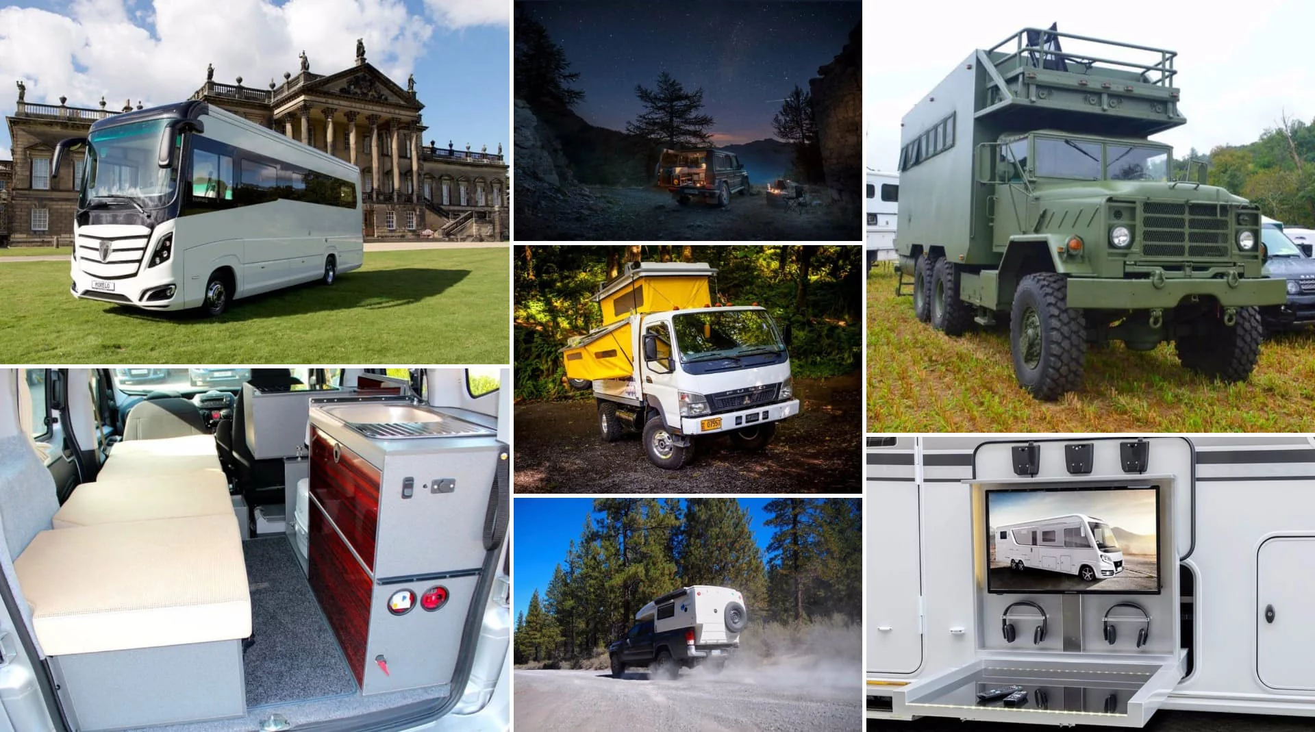 Motorhomes and camper gear of 2016