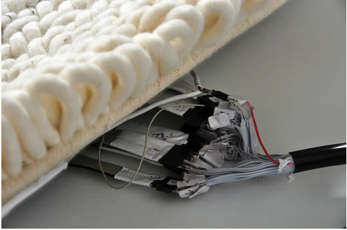 The carpet radio makes you a human antenna
