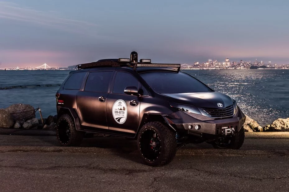 Toyota Sienna + Tacoma + off-road mods = Ultimate Utility Vehicle
