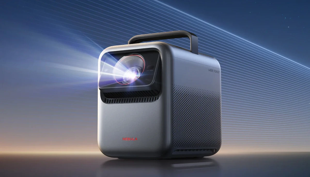 The X1 features AI chops and a micro gimbal to tilt the lens up to 25 degrees to automatically set itself up based on your projection surface of choice