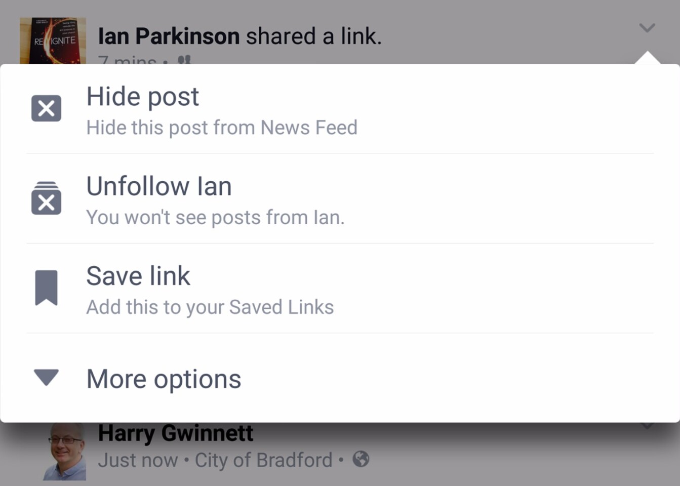 Save links to read later