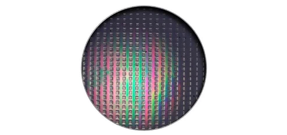 A close-up view of the square dimples, which worked the best