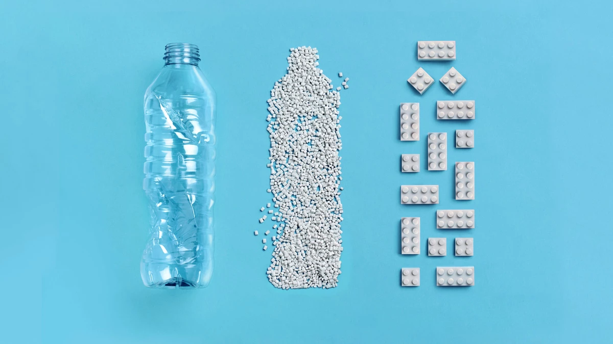 Lego tried to make its bricks out of recycled PET bottles back in 2021, but that raised its carbon footprint instead of lowering it