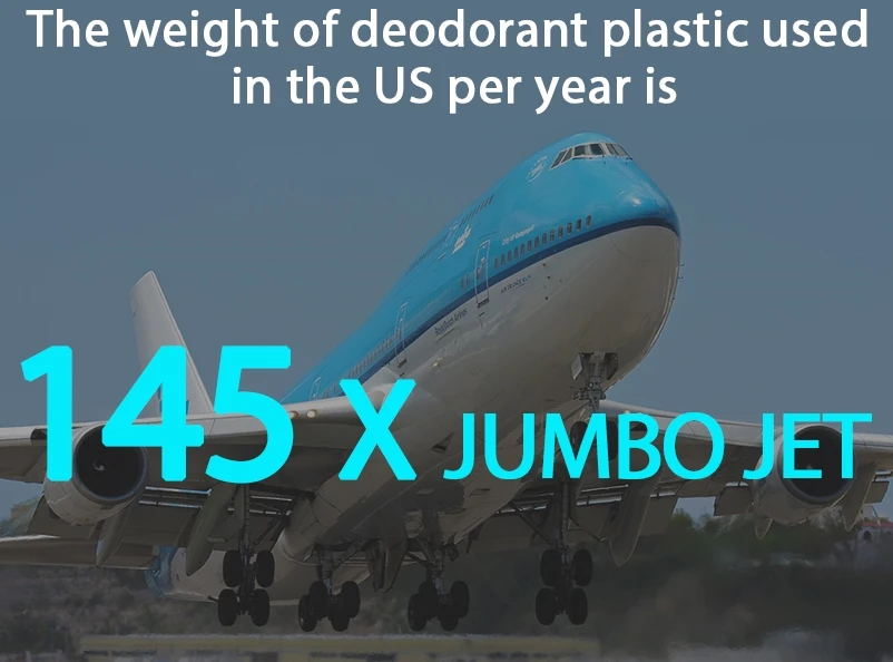 By replacing the disposable stick with a reusable dispenser, ClickStick's designers claim plastic waste is cut by as much as 90 percent
