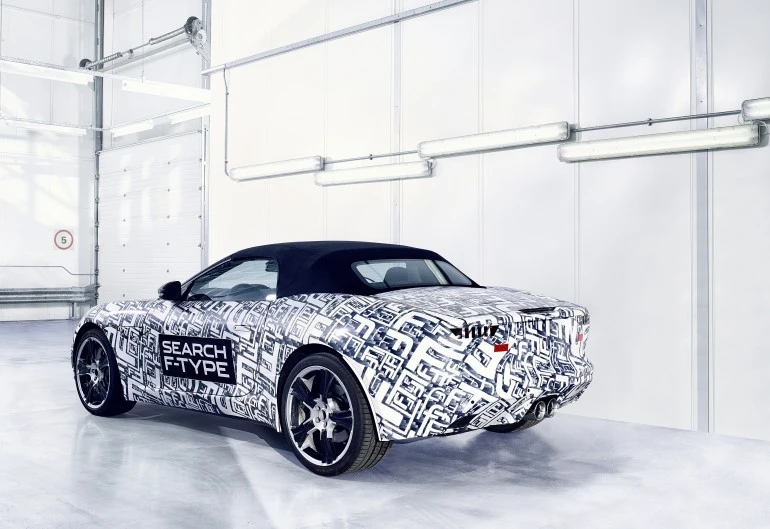 The F-Type takes inspiration from the E-Type and last year's C-X16 concept car