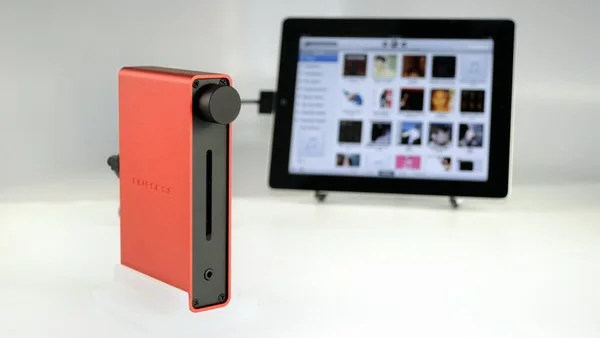 NuForce's Icon iDo takes the audio signal from an iPod, iPad or iPhone and converts it to audiophile-grade CD quality analog and coaxial or powered headphone amp output