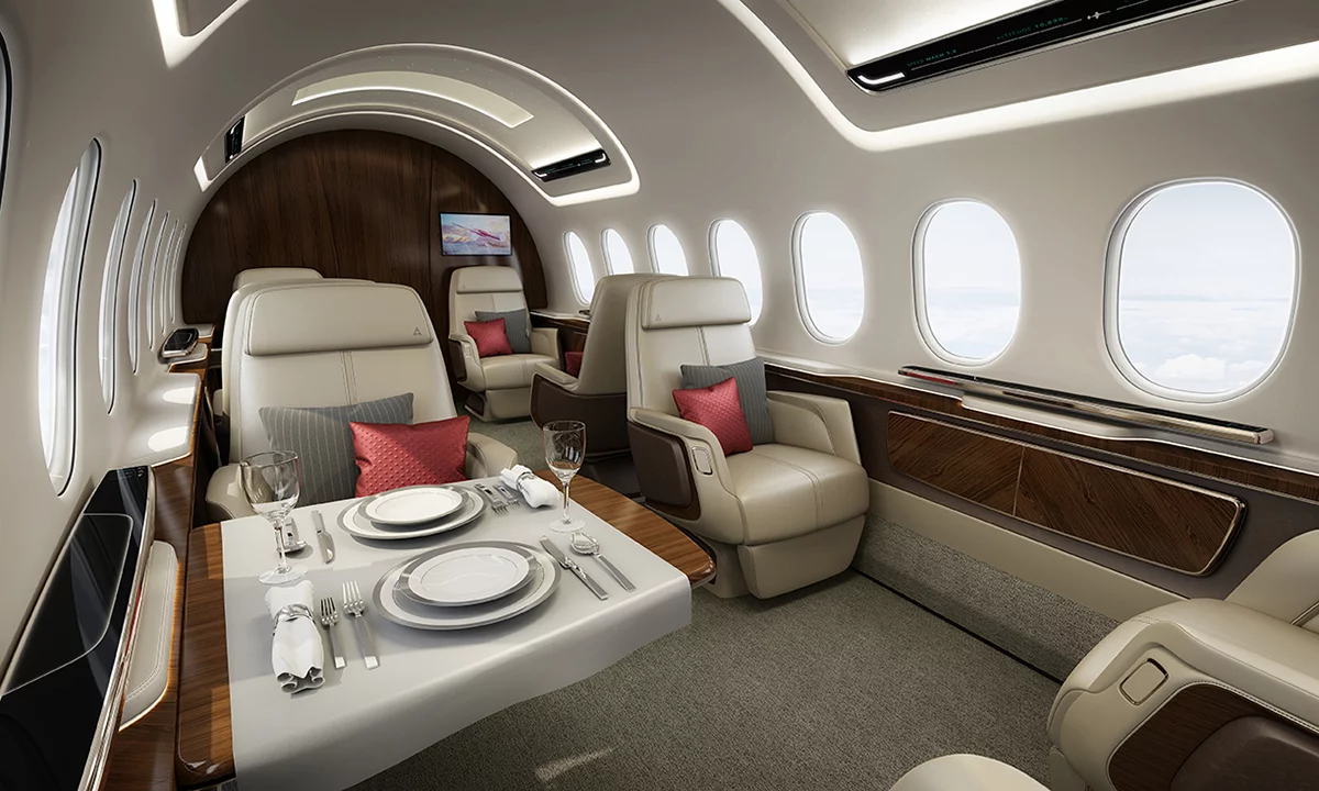 A look inside this luxury 12-seater business supersonic jet