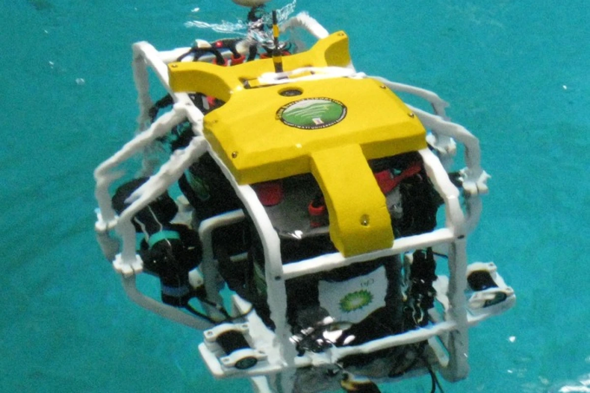 A coralbot prototype that the research team hopes to further develop