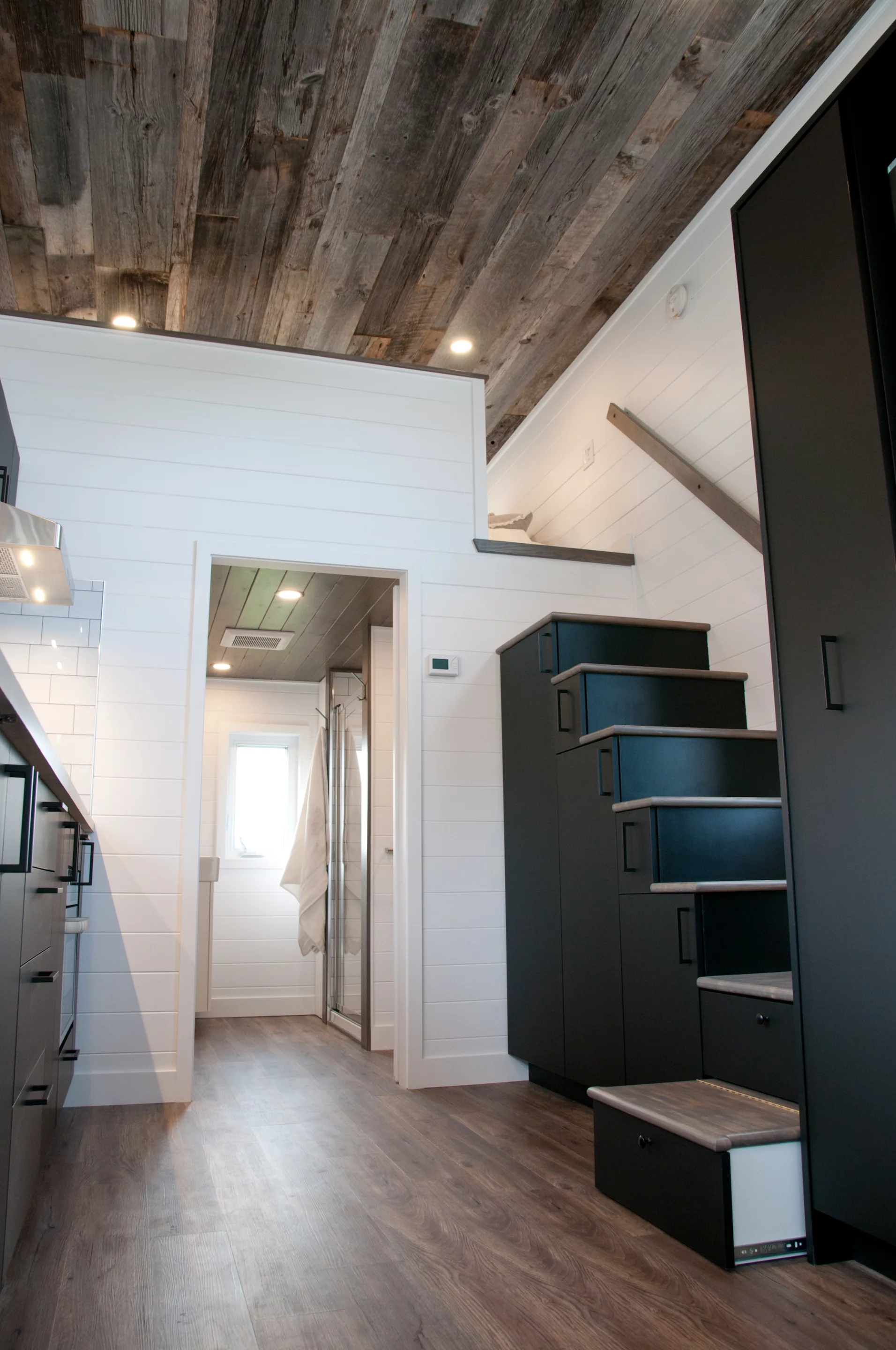 The Baobab's interior is quite spacious for a tiny house