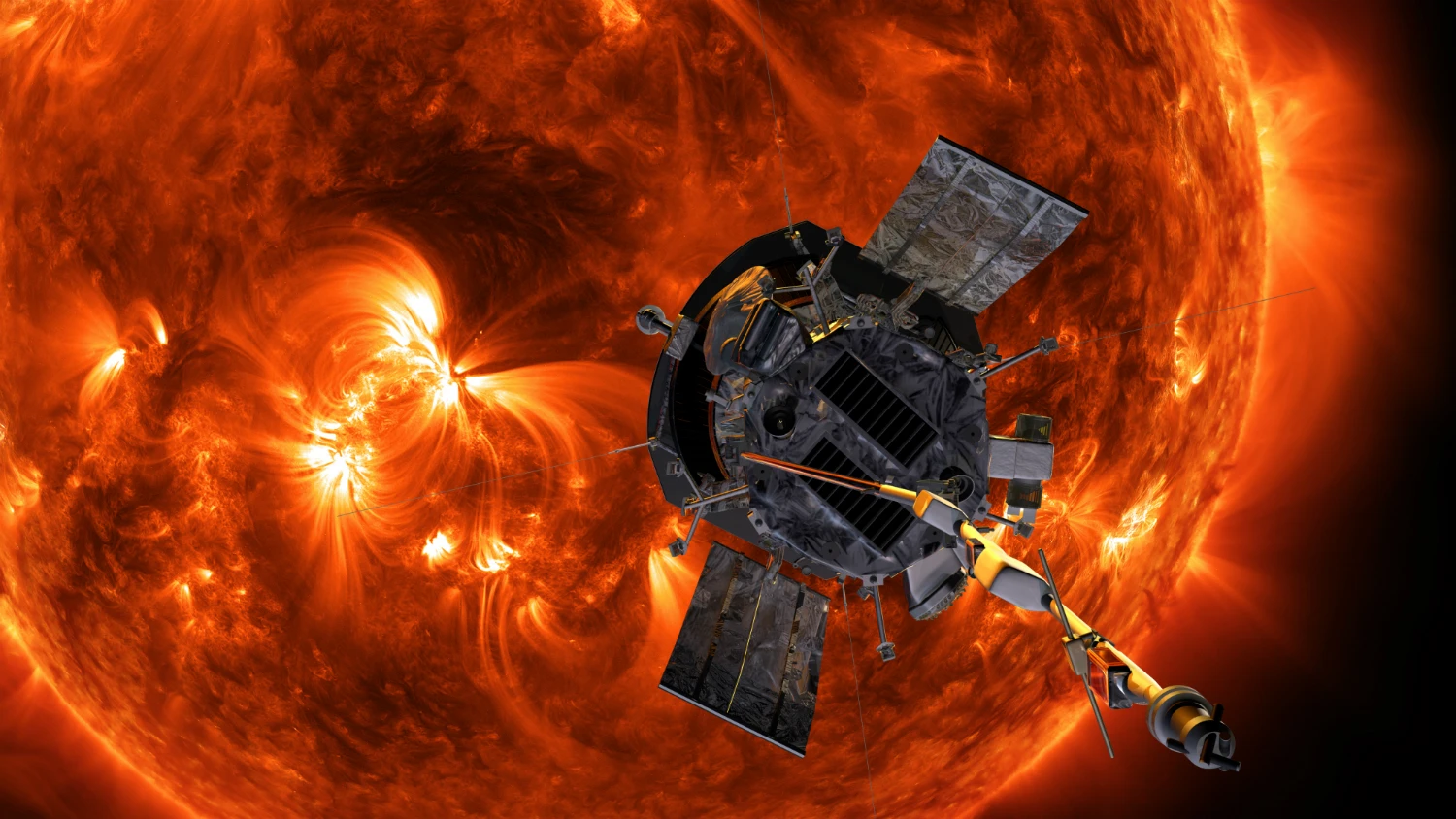 Records tumble: The Parker Solar Probe has made the closest ever approach to the Sun, as well as becoming the fastest-ever human-made object relative to the Sun at a staggering speed of more than 153,454 mph (246,960 km/h)