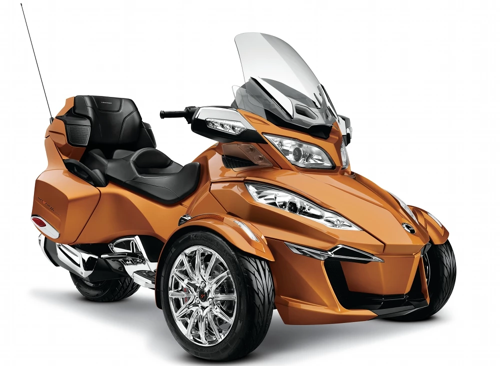 The Can-Am Spyder non-tilting 3-wheeler