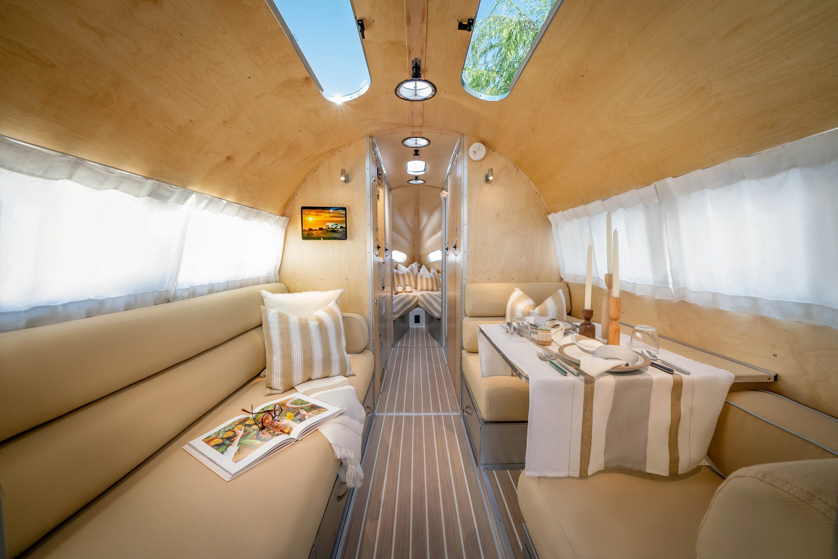 The Terra Firma lets in plenty of light with its skylight and window array