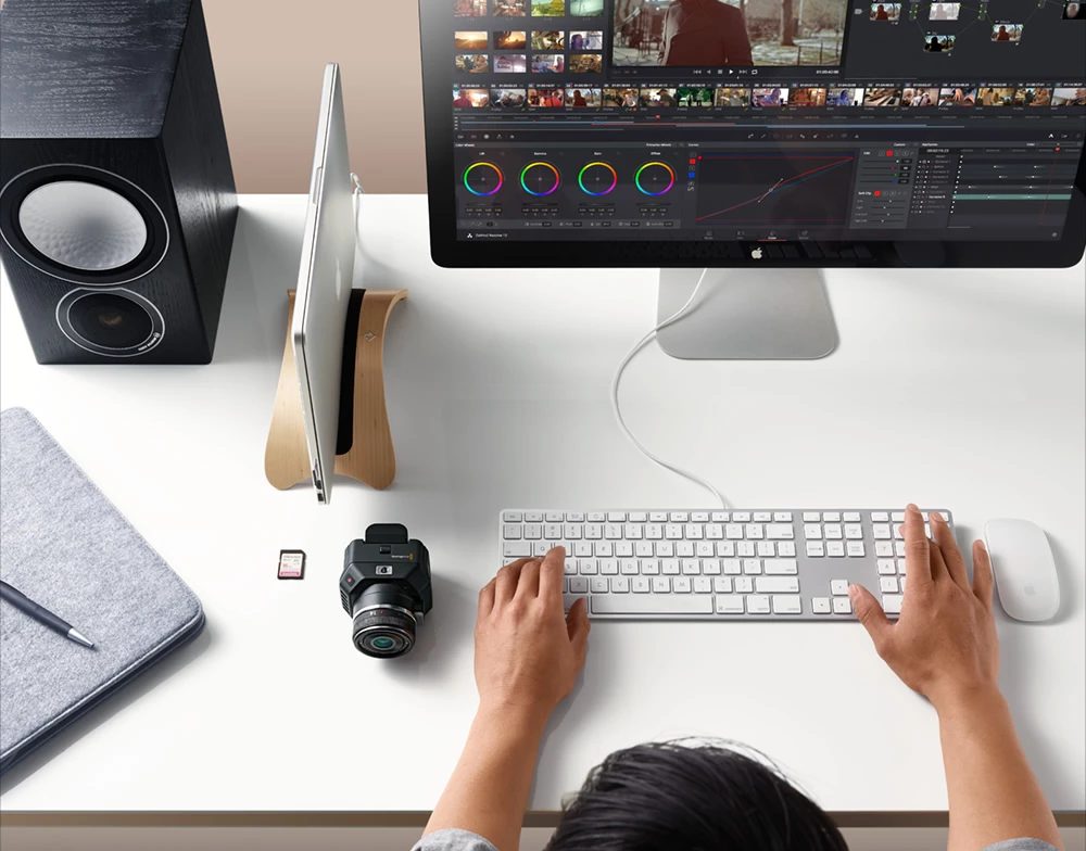 Blackmagic Micro Cinema Camera - raw video capture allows a massive degree of image editability in post production.