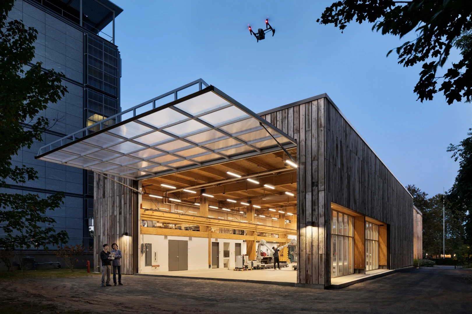Merit in the Architecture category of the AIANY 2019 Design Awards: Princeton University Embodied Computation Laboratory, by The Living