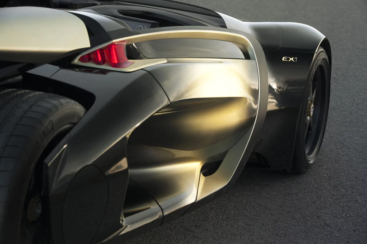 Peugeot EX1 concept at Aeroport Lleida Alguaire