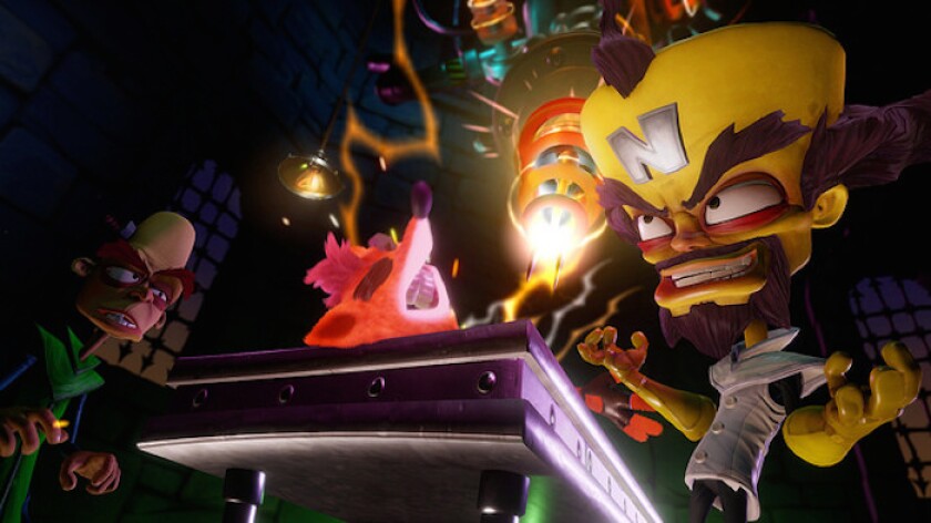 Crash Bandicoot: N. Sane Trilogy is a remaster of the first three Crash Bandicoot games, from the PlayStation 1 era