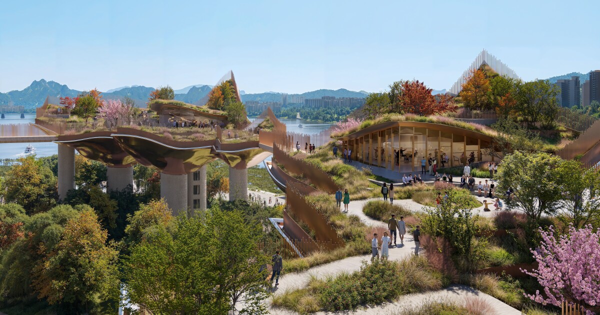 Raised park turns forgotten Seoul island into vibrant green oasis Raised park turns forgotten Seoul island into vibrant green oasis