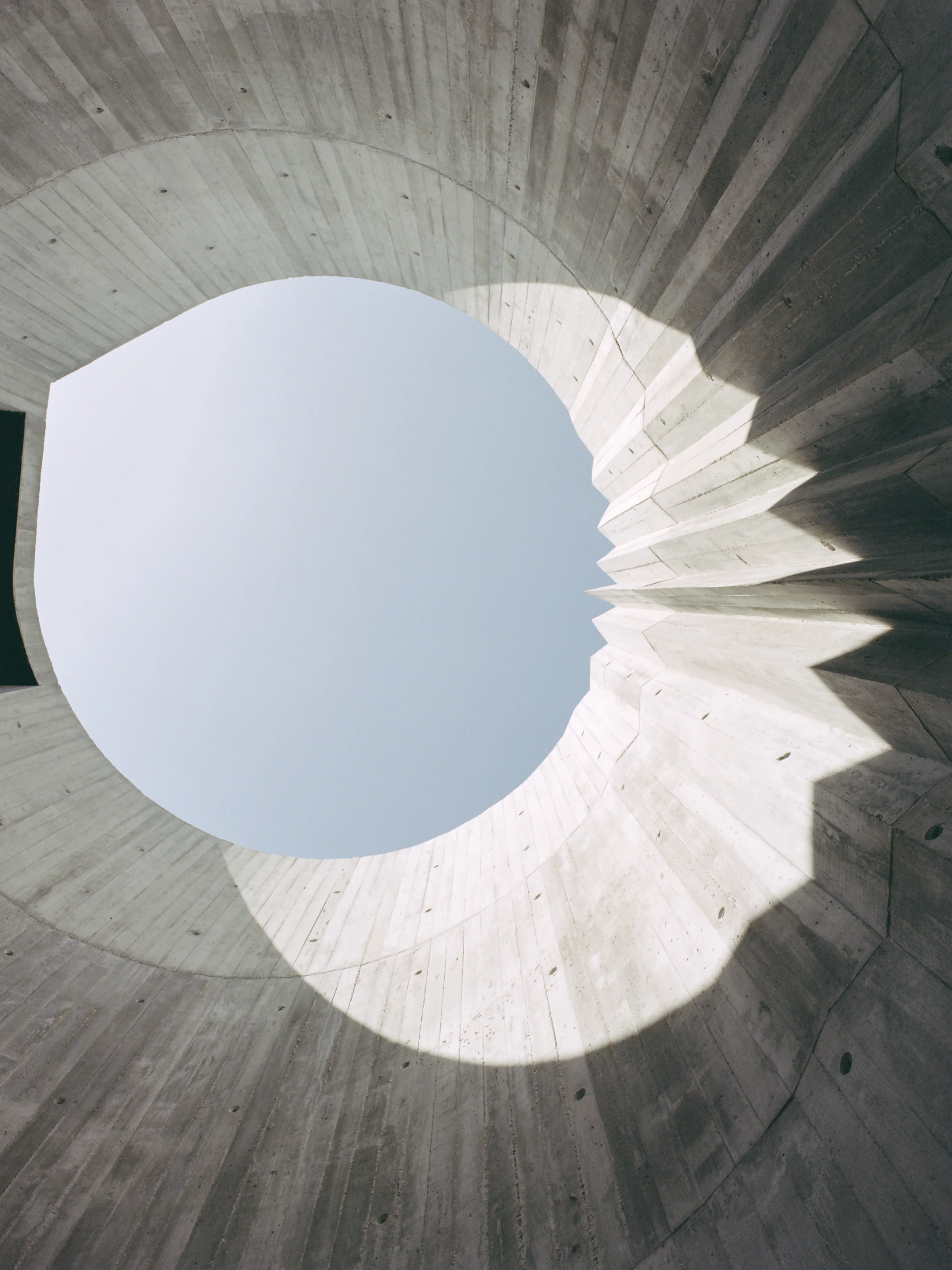 View inside Casa Trevo's northern patio