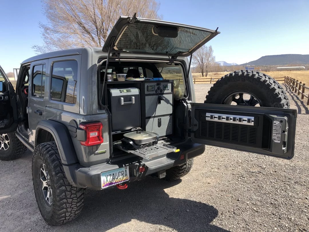 DirtBox Gear looks to augment the Jeep Wrangler's heralded off-roading prowess with electric-camping capabilities