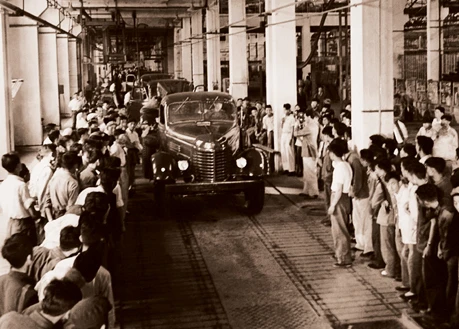 Archived image from the floor of FAW plant (Image: FAW)