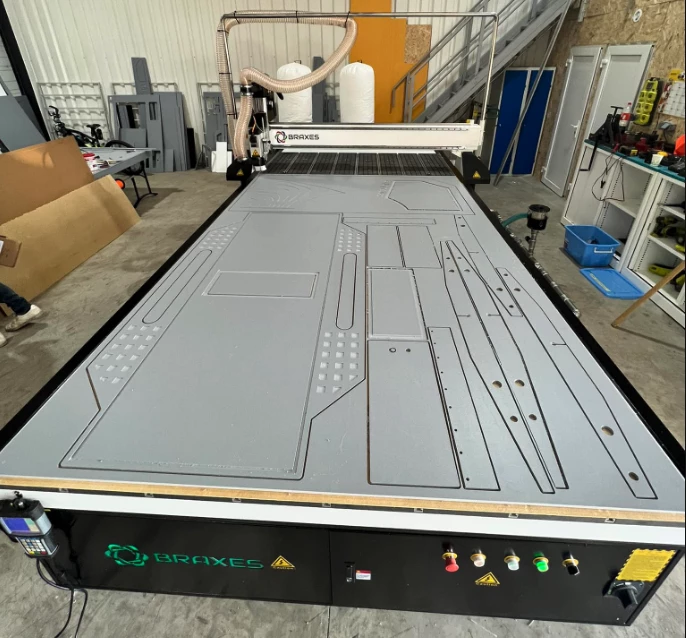 TinyVroom CNC machining the CapsulBike body panels and components