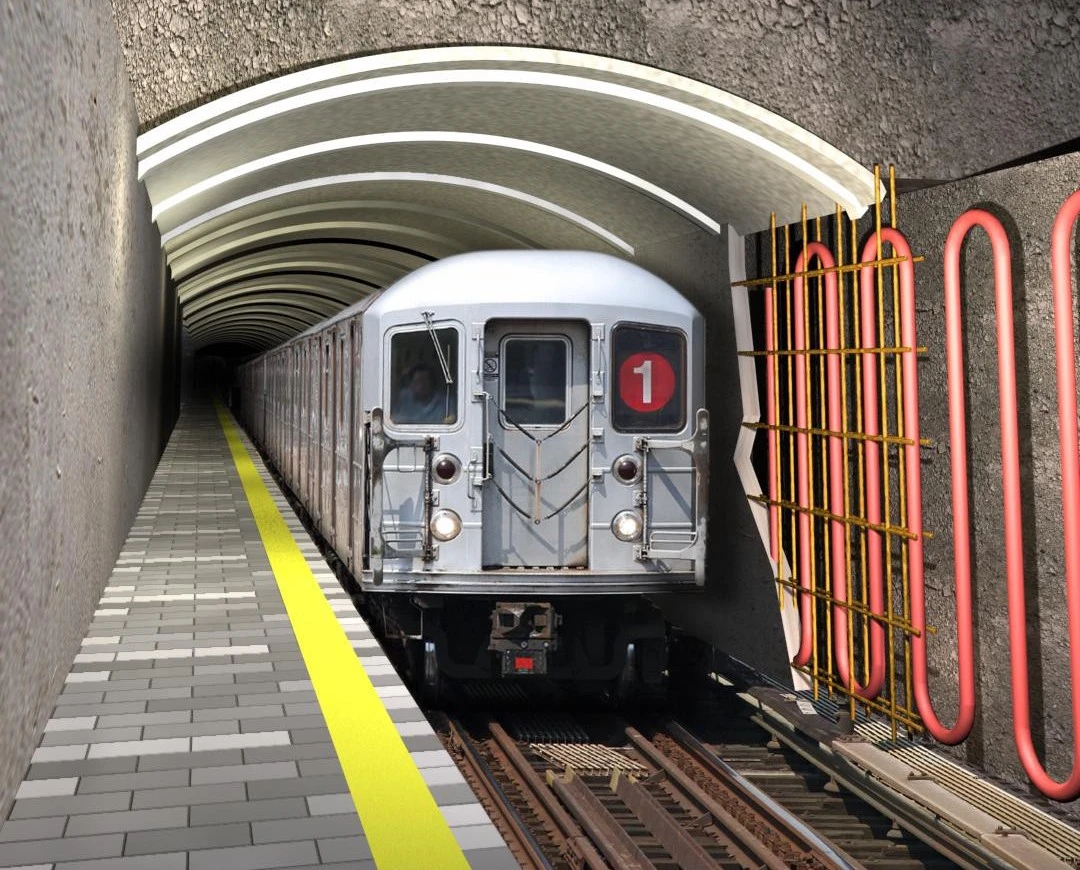 Researchers at EPFL have calculated the benefits of a geothermal heat recovery system for train tunnels