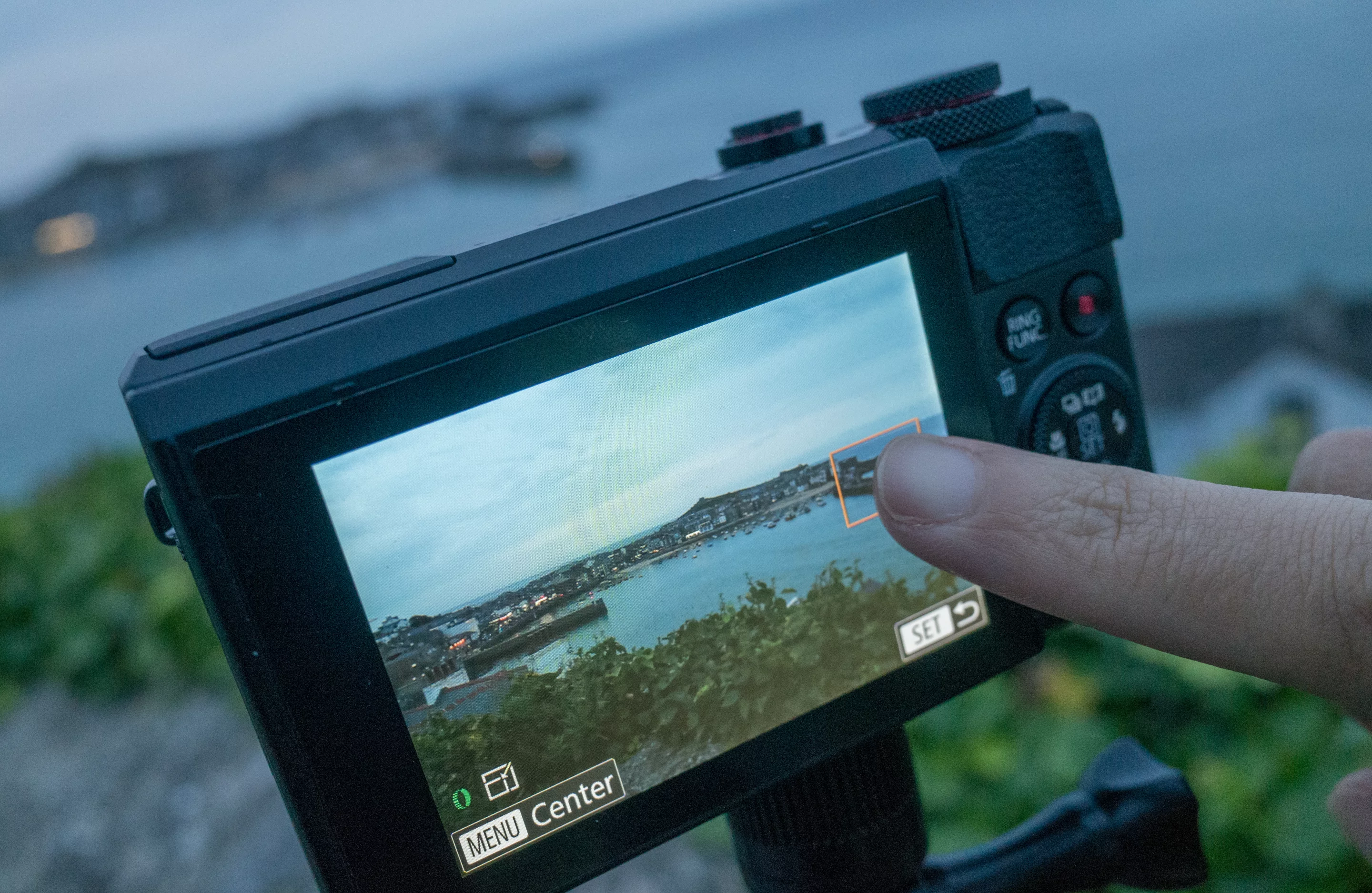 The touchscreen on the Canon Powershot G7X Mark II was more useful than we expected it to be