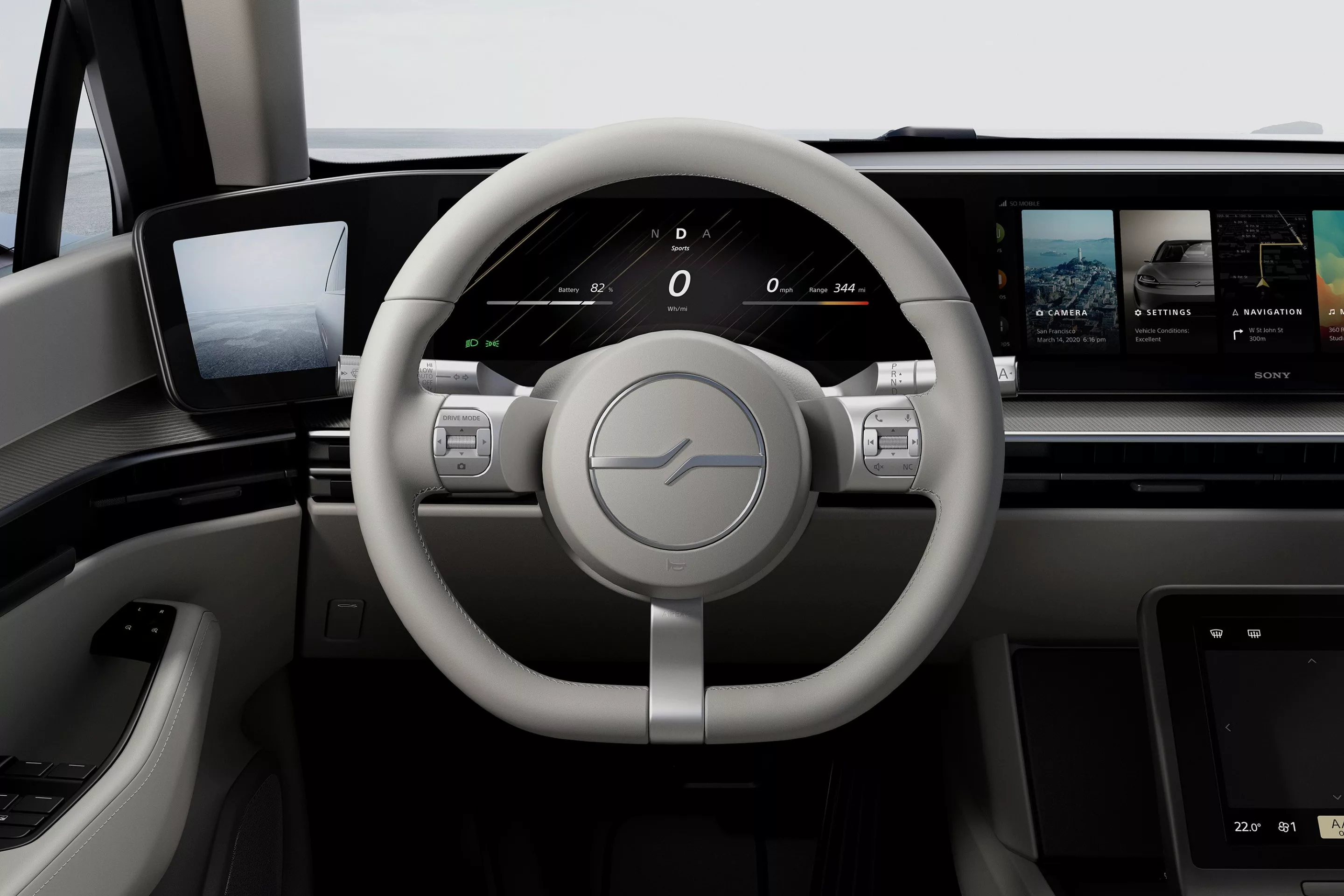 This one's still got a steering wheel, but it's a showcase for technologies that'll enable autonomy