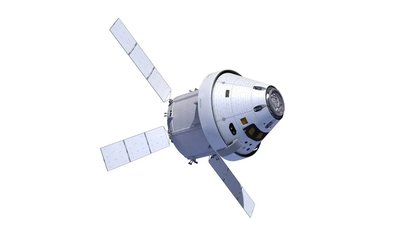 Artist's impression of the Orion spacecraft with service module (Image: NASA)