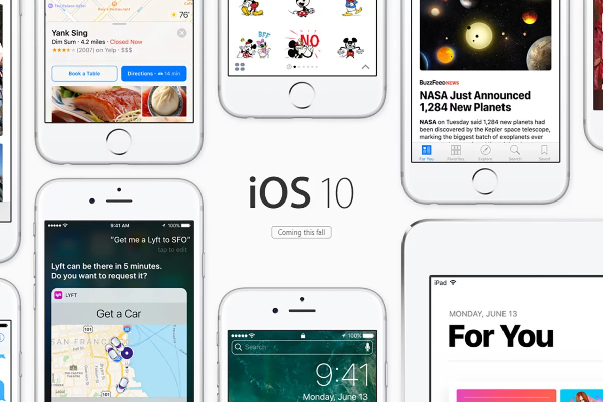 Apple has announced iOS 10, which will be available later this year