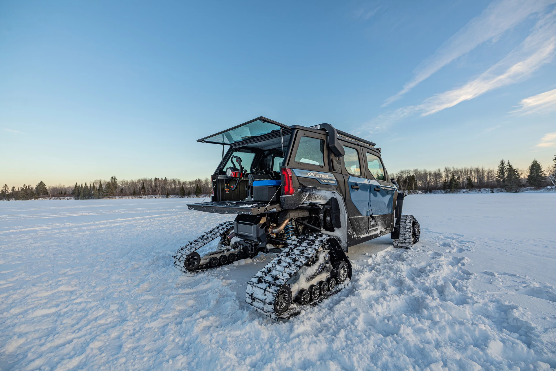 The Xpedition adds a lot of cargo space to the mix, being larger than the other RZR and similar models in Polaris' lineup