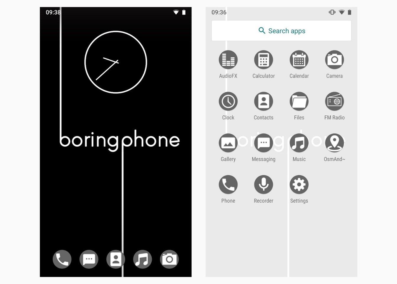 You're unlikely to be familiar with most of the apps loaded on to the BoringPhone